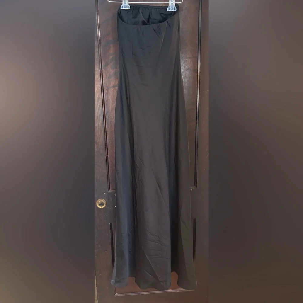 Show‎ Me Your MuMu Taylor tube maxi Black Strapless Gown - Picture 3 of 4
